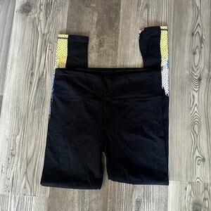 body black paint detail athletic leggings